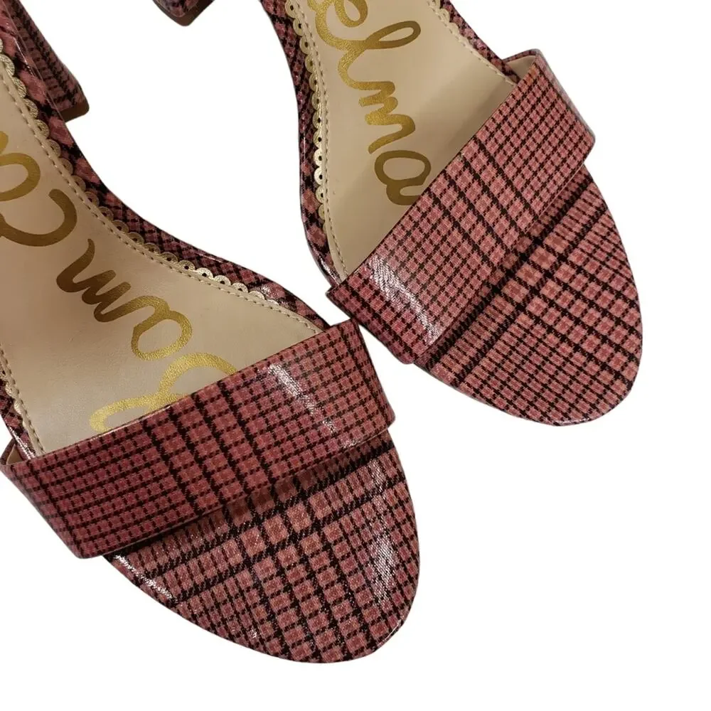 Sam Edelman Womens 8 Yaro Ankle Strap Sandal in Cameo Pink NEW